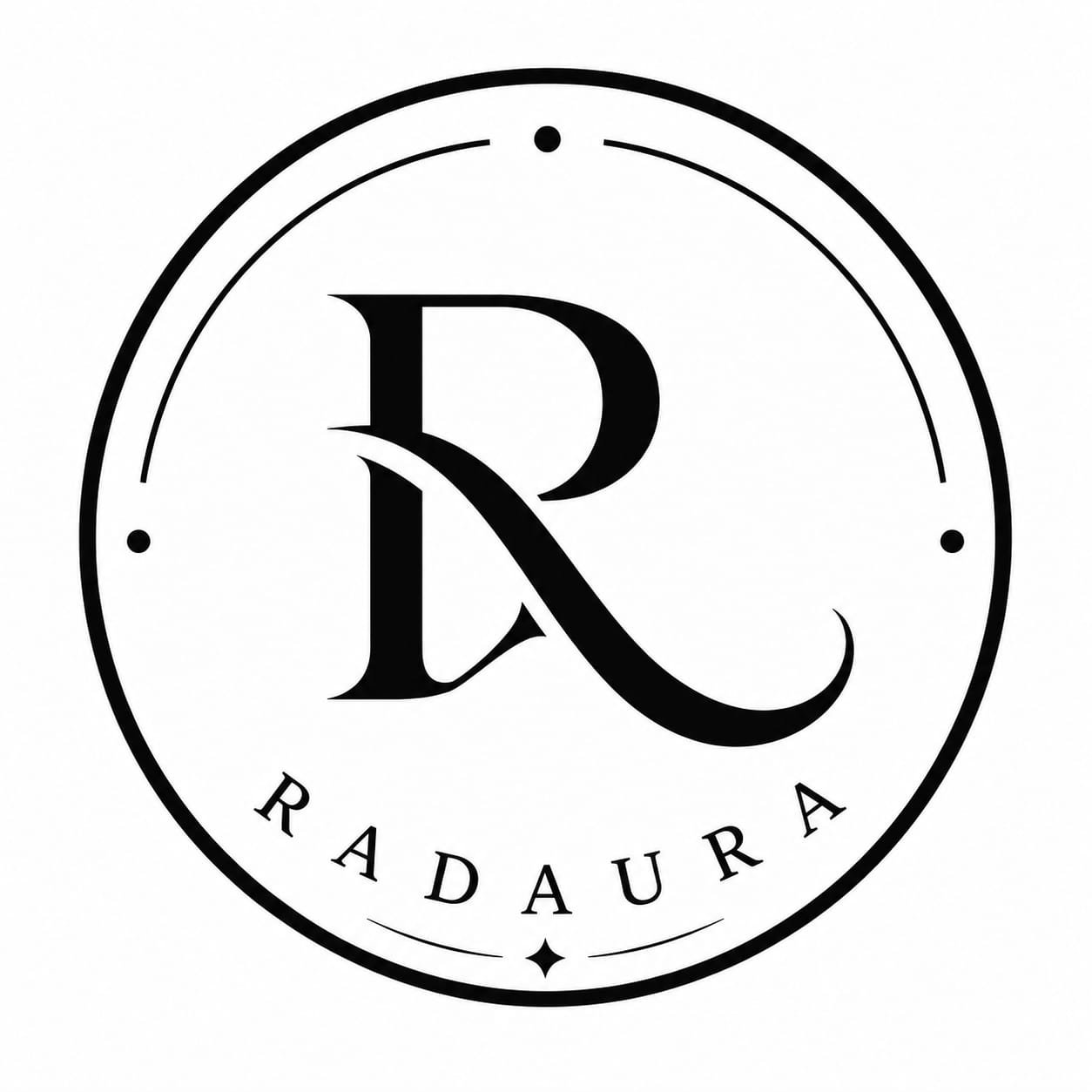Radaura AI-powered social media marketing agency logo